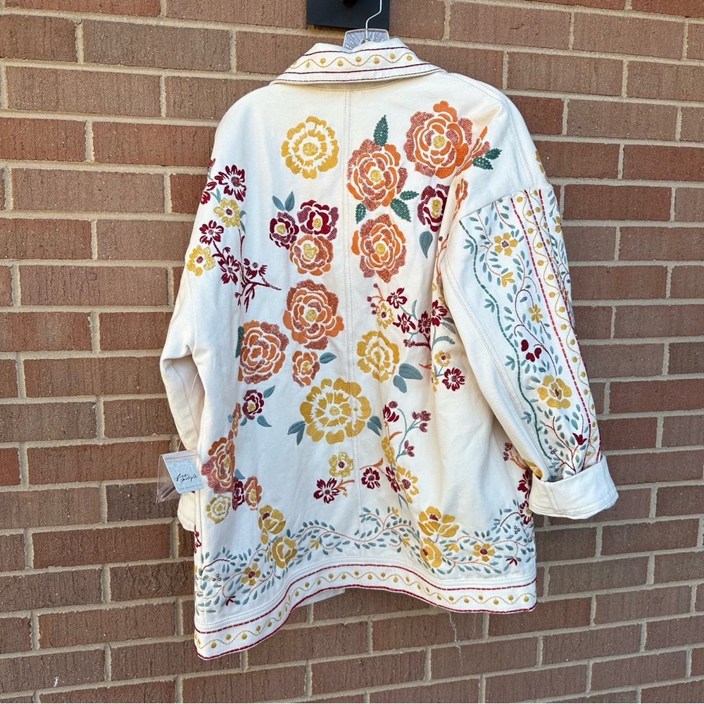 Free People / We The Free Avery Embellished Jacket Size Medium NWT - Picture 12 of 13